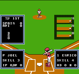 Little League Baseball - Championship Series (USA) In game screenshot